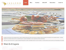 Tablet Screenshot of lugarnoseafood.com